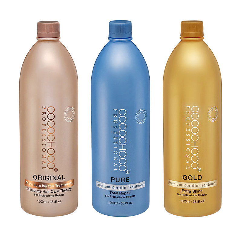 COCOCHOCO PROFESSIONAL ORIGINAL, GOLD & PURE 1000ml x 3